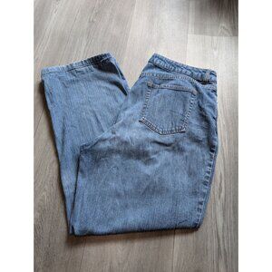 Coldwater Creek Womens Straight Leg Jeans Size 12 Blue Denim